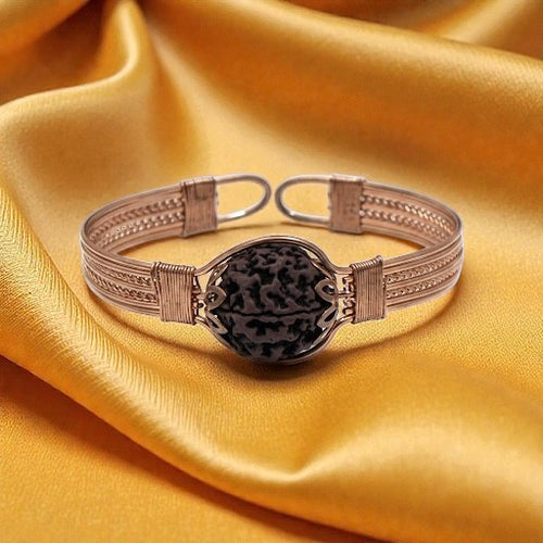 5 Mukhi Rudraksha Bracelet - Copper Spiritual Bracelet