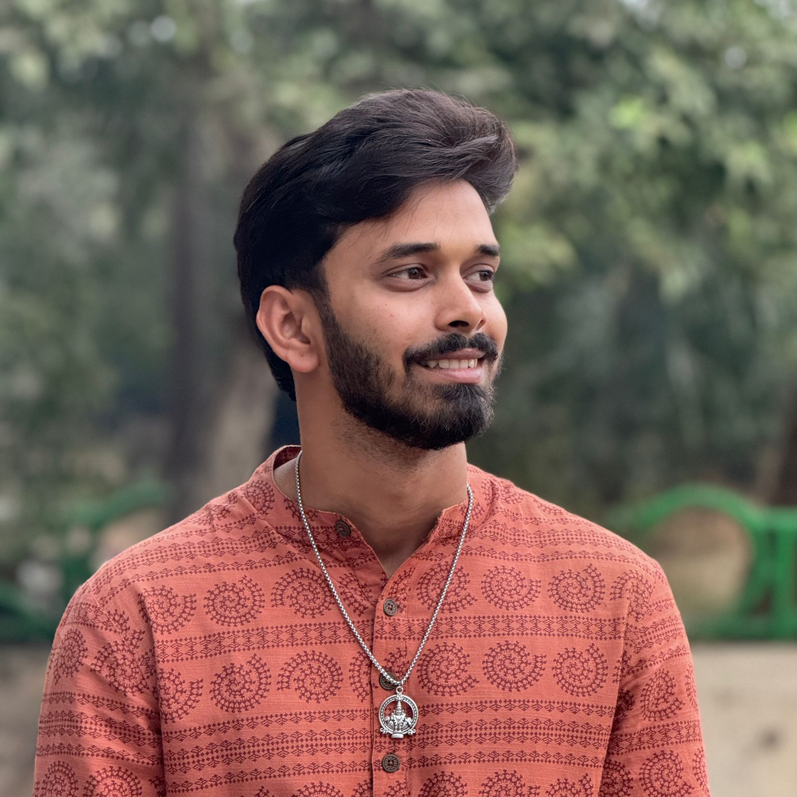 Maa Lakshmi Wealth Booster Silver Plated Pendant Necklace - Anti Tarnish