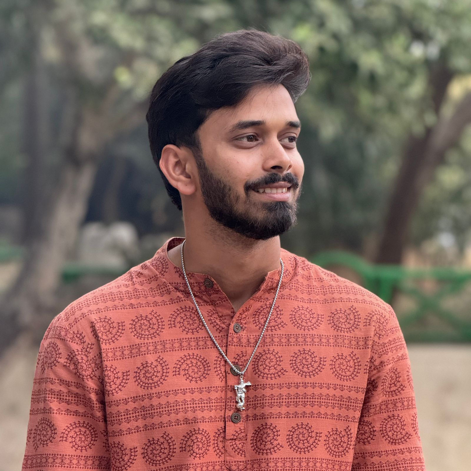 Shoorveer Hanuman Warrior Silver Plated Pendant Necklace - Anti Tarnish